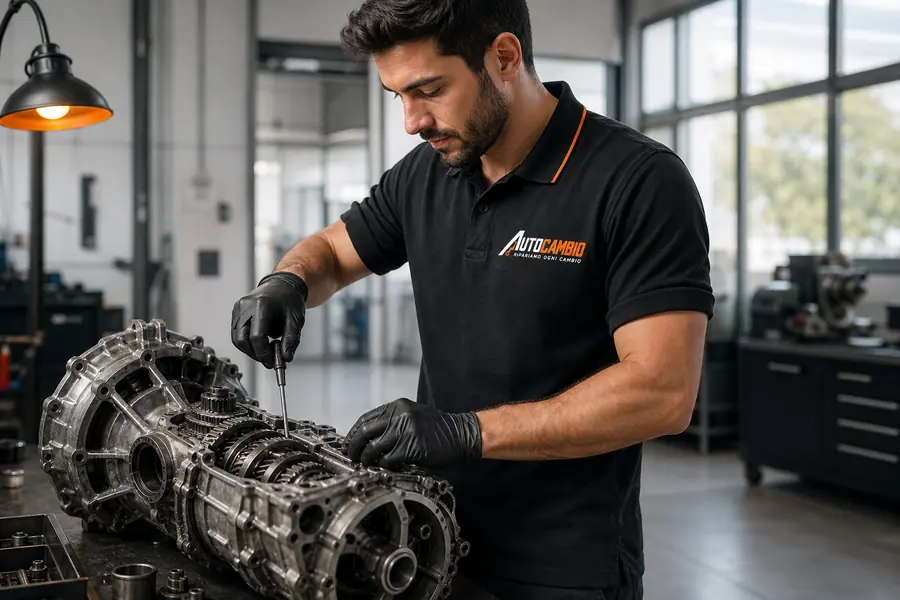 Tecnico Autocambio al lavoro
